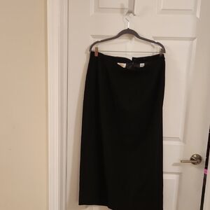 Talbots Classic Black Maxi Skirt